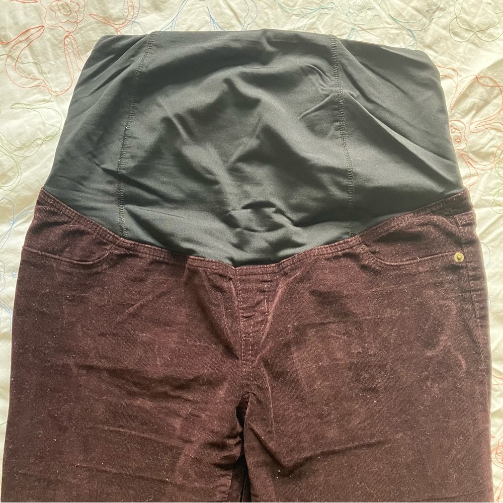 Maternity corduroy pants